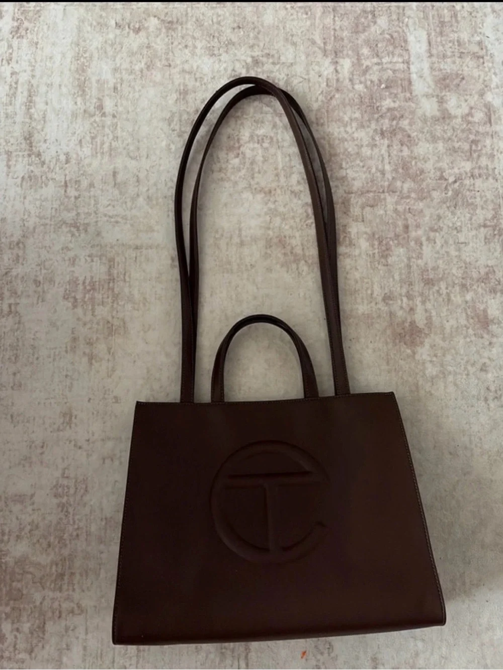 TELFAR Leather Tote Bag -
